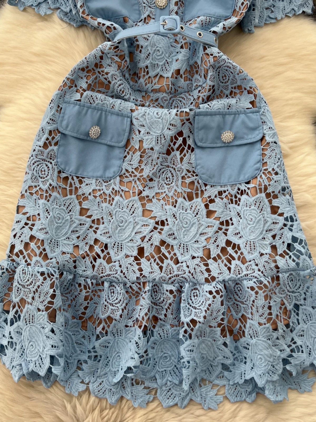 Flower fields lace dress FD1441 images